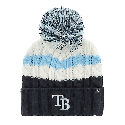 '47 /Navy Tampa Bay Rays Ashfield Cuffed Knit Hat with Pom