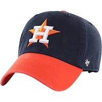 '47 /Orange Houston Astros Clean Up Adjustable Hat