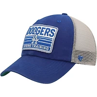 '47 /Tan Los Angeles Dodgers Four Stroke Clean Up Trucker Snapback Hat