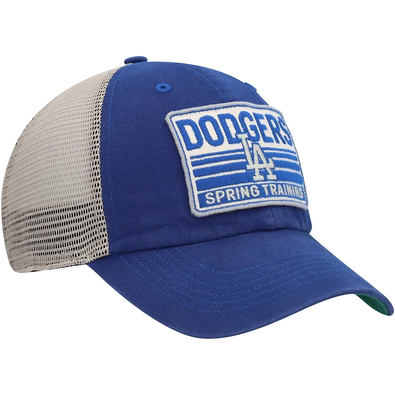 '47 /Tan Los Angeles Dodgers Four Stroke Clean Up Trucker Snapback Hat
