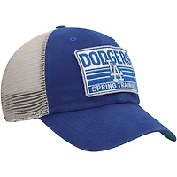 '47 /Tan Los Angeles Dodgers Four Stroke Clean Up Trucker Snapback Hat