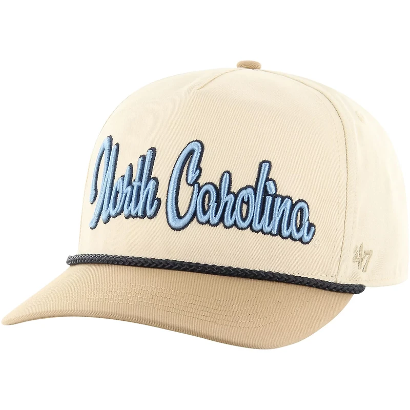 '47 /Tan North Carolina Tar Heels Overhand Hitch Two-Toned Adjustable Hat