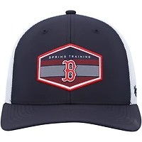 '47 /White Boston Red Sox Spring Training Burgess Trucker Adjustable Hat