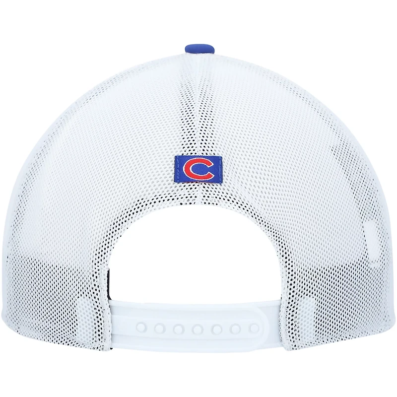 '47 /White Chicago Cubs Burgess Trucker Snapback Hat