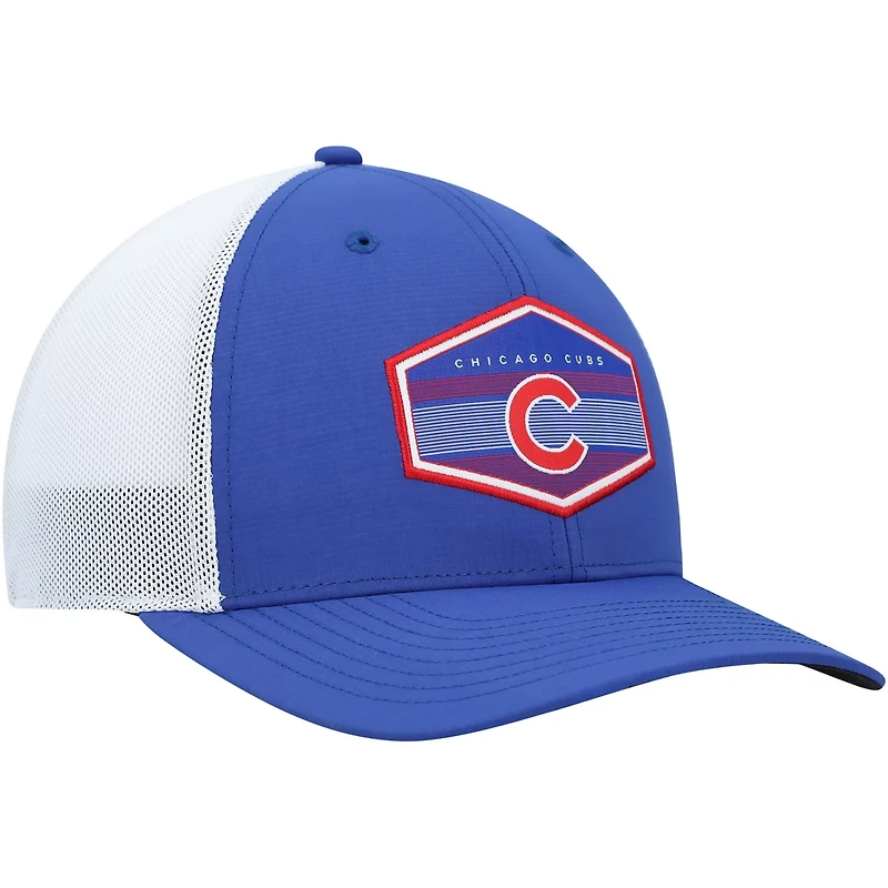 '47 /White Chicago Cubs Burgess Trucker Snapback Hat