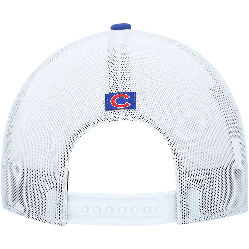 '47 /White Chicago Cubs Spring Training Burgess Trucker Adjustable Hat