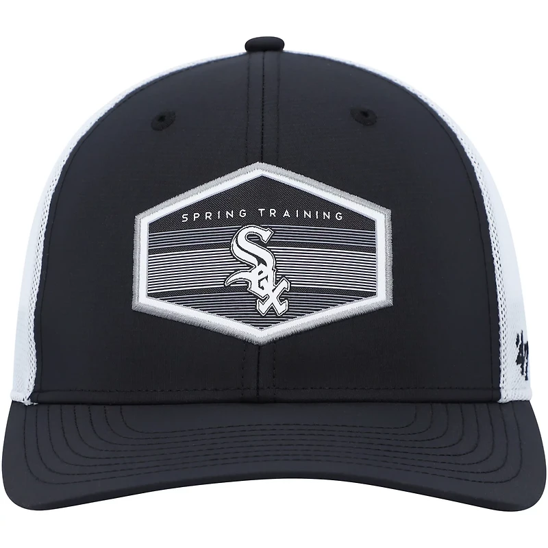 '47 /White Chicago White Sox Spring Training Burgess Trucker Adjustable Hat