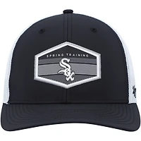 '47 /White Chicago White Sox Spring Training Burgess Trucker Adjustable Hat