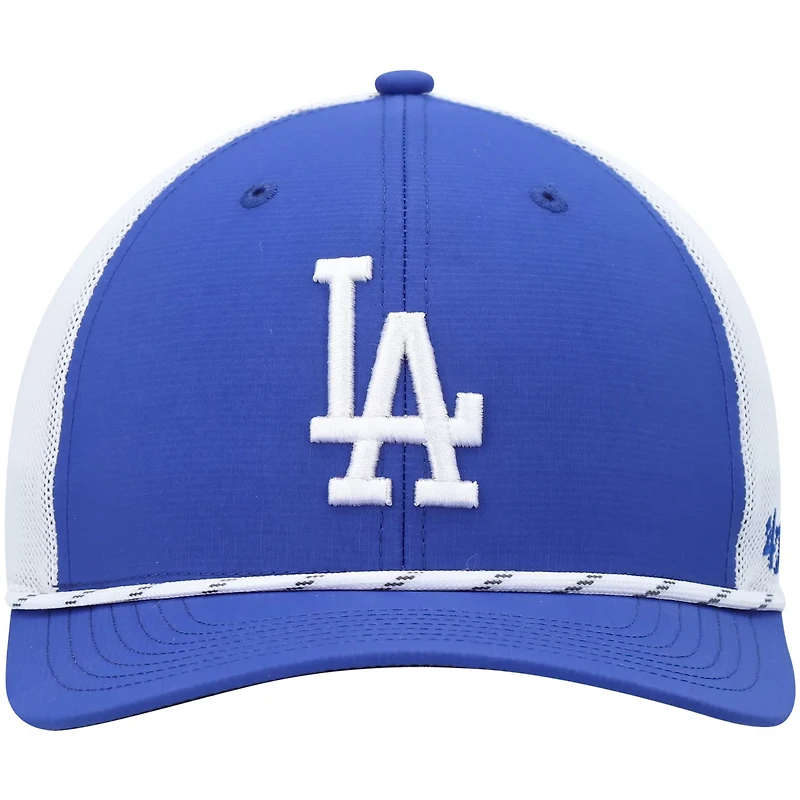 '47 /White Los Angeles Dodgers Burden Trucker Snapback Hat