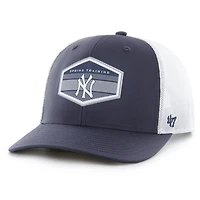 '47 /White New York Yankees Spring Training Burgess Trucker Adjustable Hat
