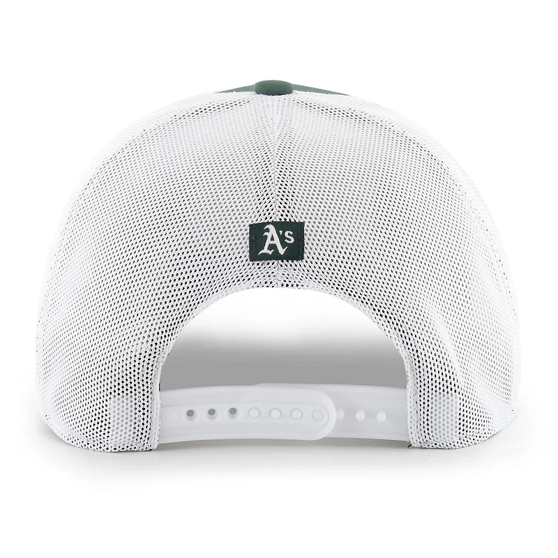 '47 /White Oakland Athletics Spring Training Burgess Trucker Adjustable Hat