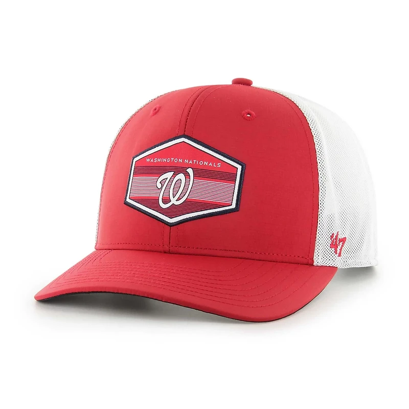 '47 /White Washington Nationals Burgess Trucker Snapback Hat