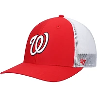 '47 /White Washington Nationals Primary Logo Trucker Snapback Hat