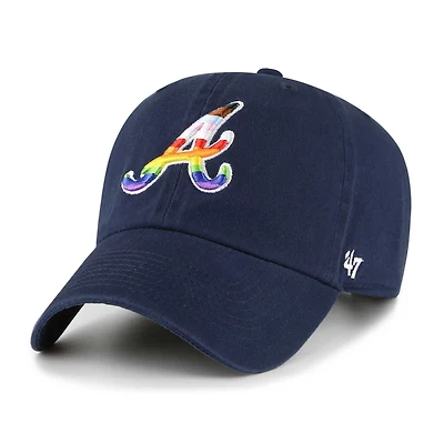 '47 Atlanta Braves Team Pride Clean Up Adjustable Hat