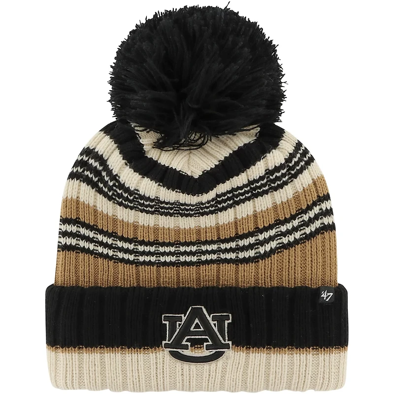 '47 Auburn Tigers Barista Cuffed Knit Hat with Pom