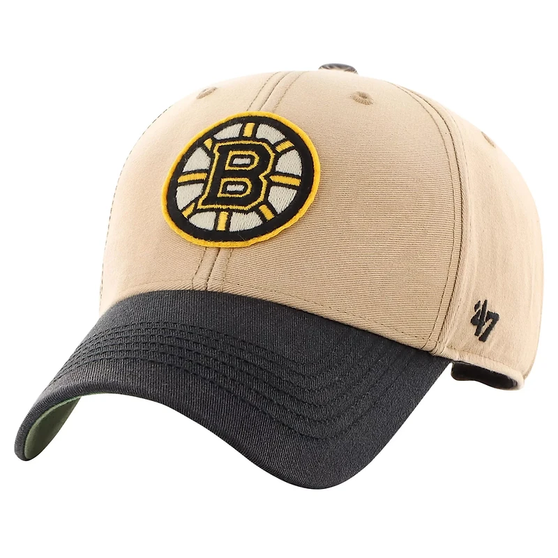 '47 Black Boston Bruins Dusted Sedgwick MVP Adjustable Hat