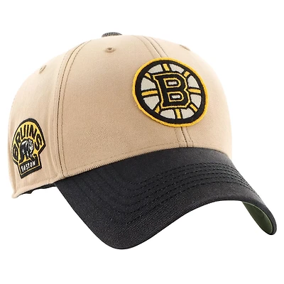 '47 Black Boston Bruins Dusted Sedgwick MVP Adjustable Hat
