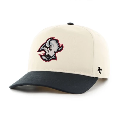 '47 Black Buffalo Sabres Logo 2-Tone Hitch Adjustable Hat