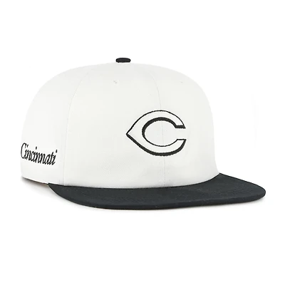 '47 Black Cincinnati Reds Foundation Captain Snapback Hat