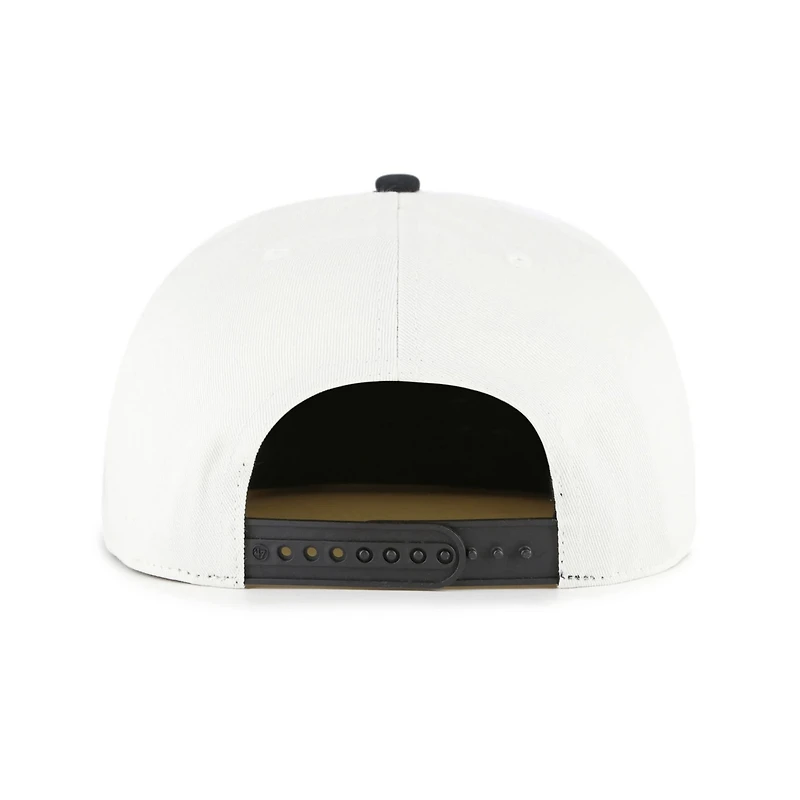 '47 Black Houston Astros Foundation Captain Snapback Hat