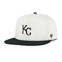 '47 Black Kansas City Royals Foundation Captain Snapback Hat