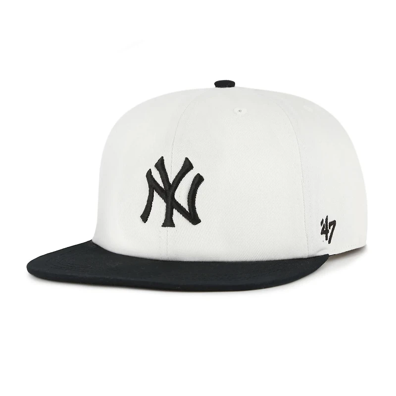 '47 Black New York Yankees Foundation Captain Snapback Hat
