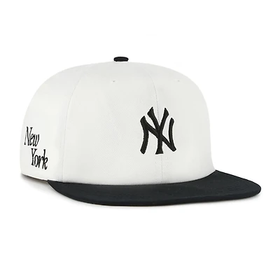 '47 Black New York Yankees Foundation Captain Snapback Hat