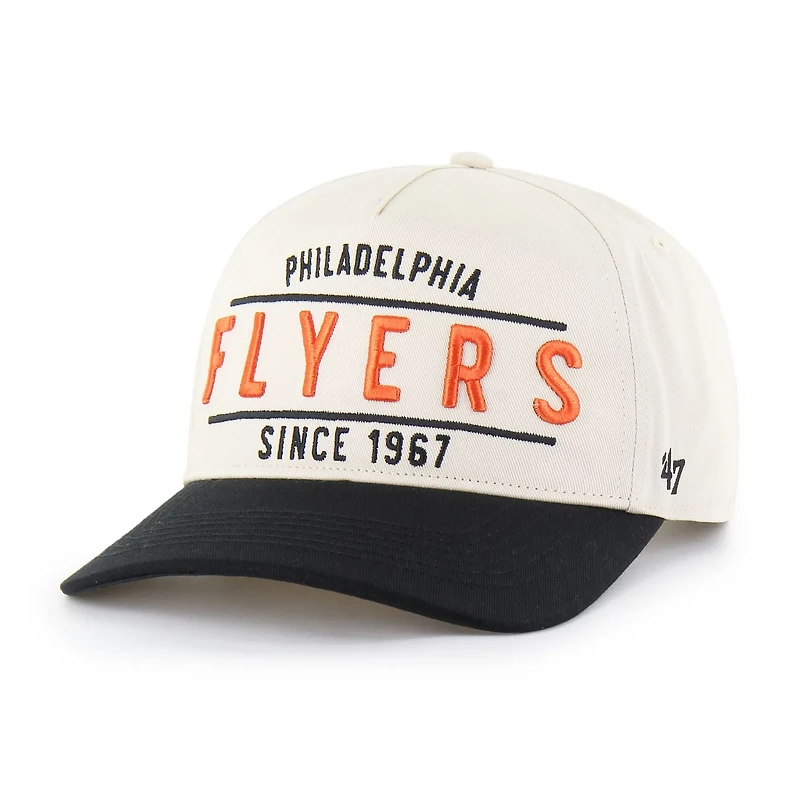 '47 Black Philadelphia Flyers Expansion Debut Two-Tone Hitch Adjustable Hat