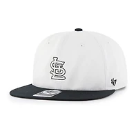 '47 Black St Louis Cardinals Foundation Captain Snapback Hat