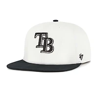 '47 Black Tampa Bay Rays Foundation Captain Snapback Hat