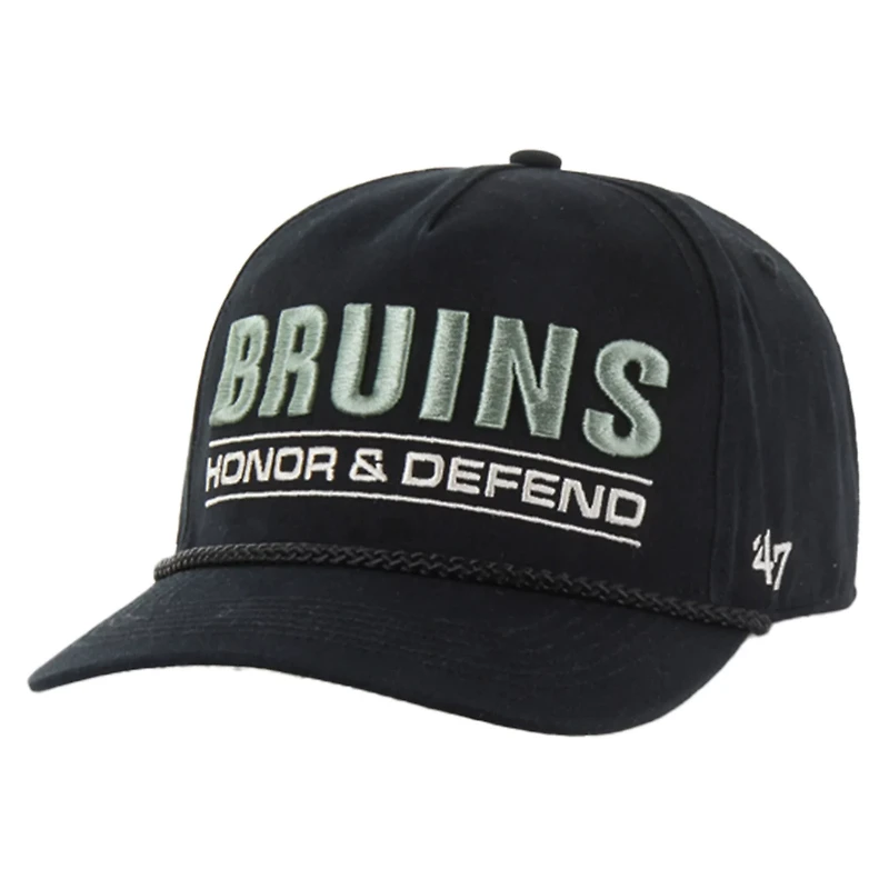 '47 Boston Bruins OHT Military Appreciation Homeland Honor and Defend Hitch Adjustable Hat