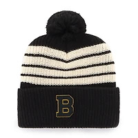 '47 Boston Bruins Old Time Hockey Barn Cuffed Knit Hat with Pom