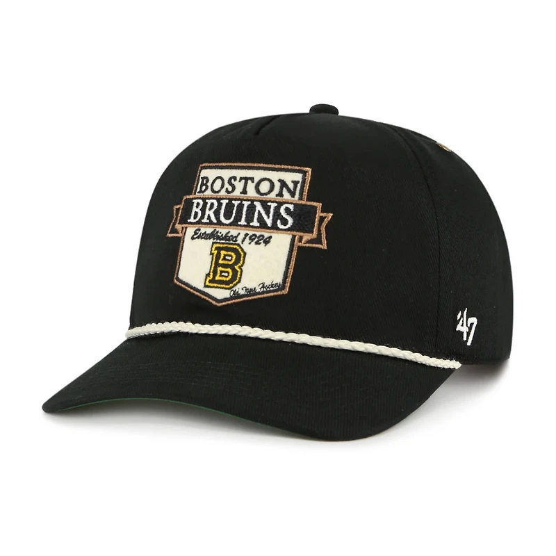 '47 Boston Bruins Old Time Hockey Rafter Sure Shot Hitch Adjustable Hat