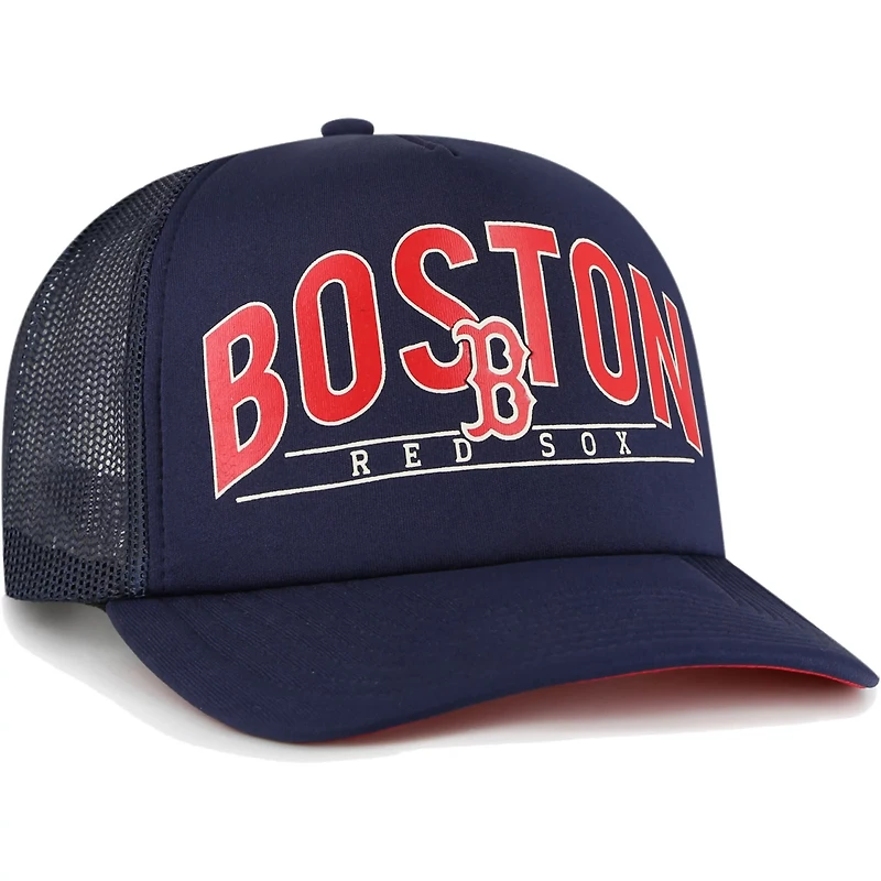 '47 Boston Red Sox Backhaul Foam Trucker Snapback Hat