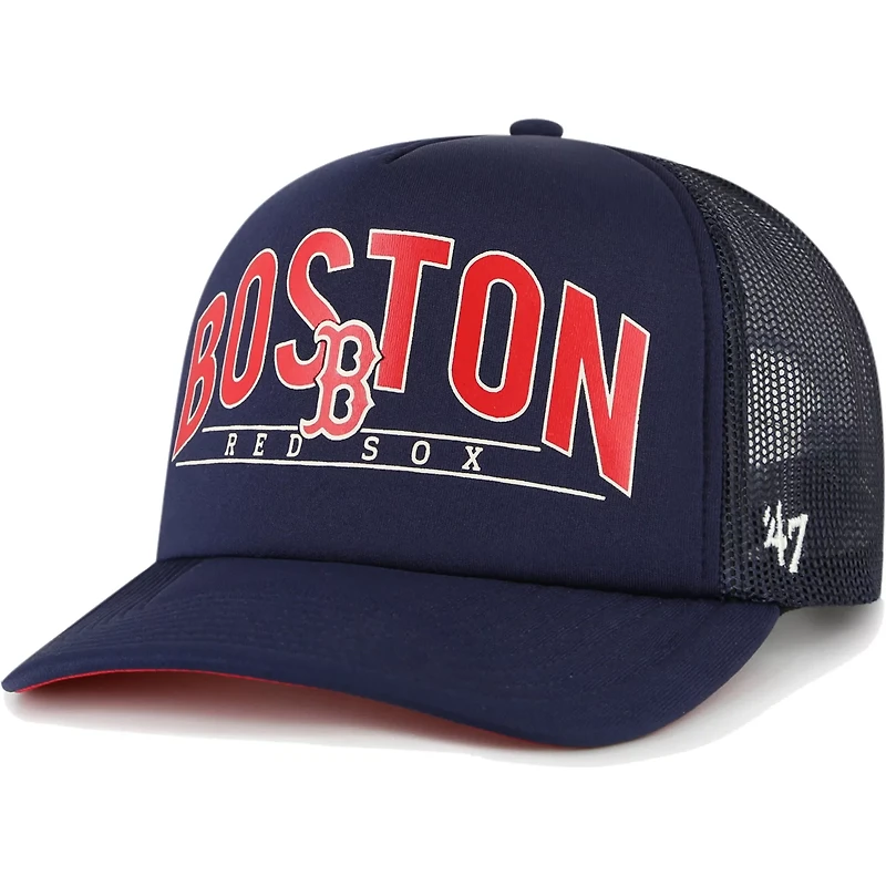'47 Boston Red Sox Backhaul Foam Trucker Snapback Hat