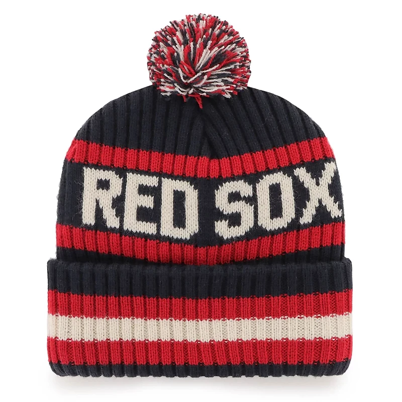 '47 Boston Red Sox Bering Cuffed Knit Hat with Pom