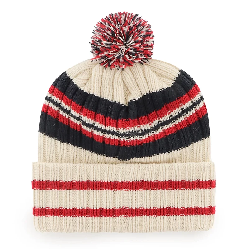 '47 Boston Red Sox Home Patch Cuffed Knit Hat with Pom