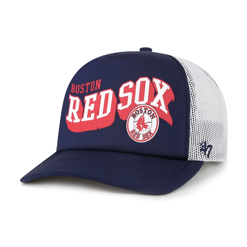 '47 Boston Red Sox Meander Foam Trucker Snapback Hat