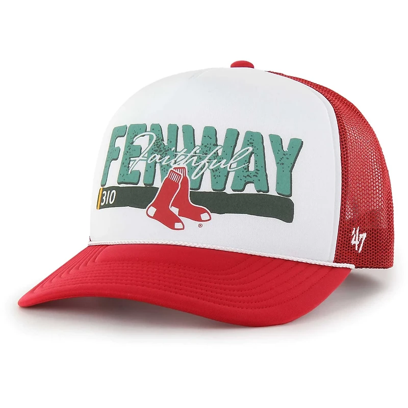 '47 Boston Sox Retro Region Foam Trucker Adjustable Hat