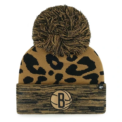'47 Brooklyn Nets Rosette Cuffed Knit Hat with Pom