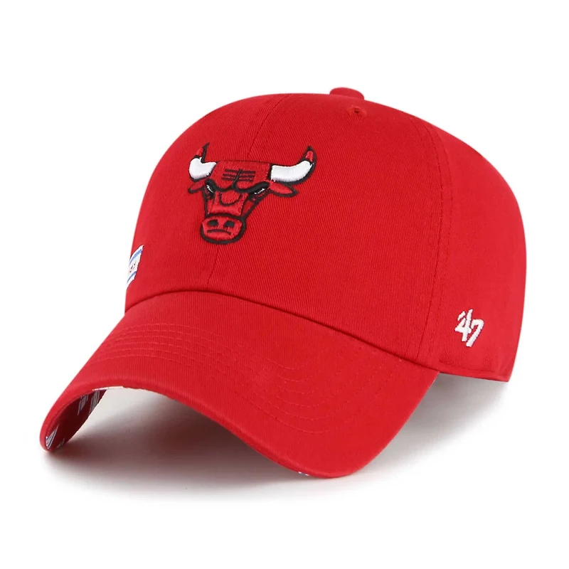 '47 Chicago Bulls Confetti Undervisor Clean Up Adjustable Hat