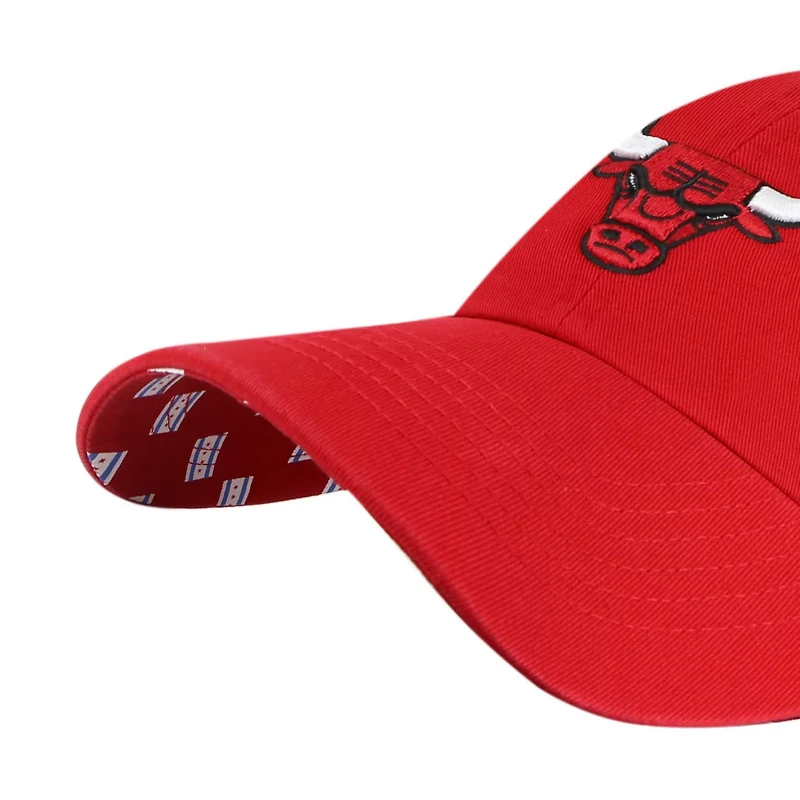 '47 Chicago Bulls Confetti Undervisor Clean Up Adjustable Hat