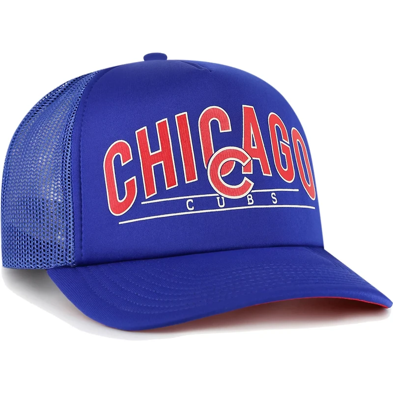 '47 Chicago Cubs Backhaul Foam Trucker Snapback Hat