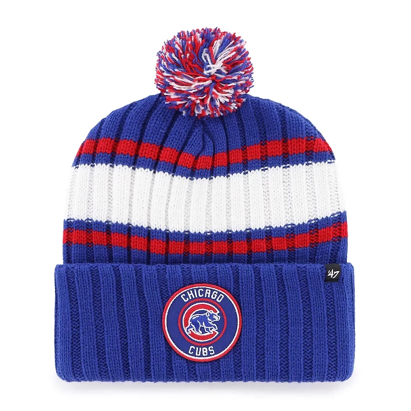 '47 Chicago Cubs Plateau Cuffed Knit Hat with Pom