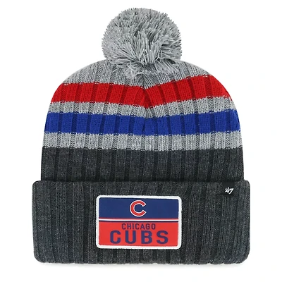 '47 Chicago Cubs Stack Cuffed Knit Hat with Pom