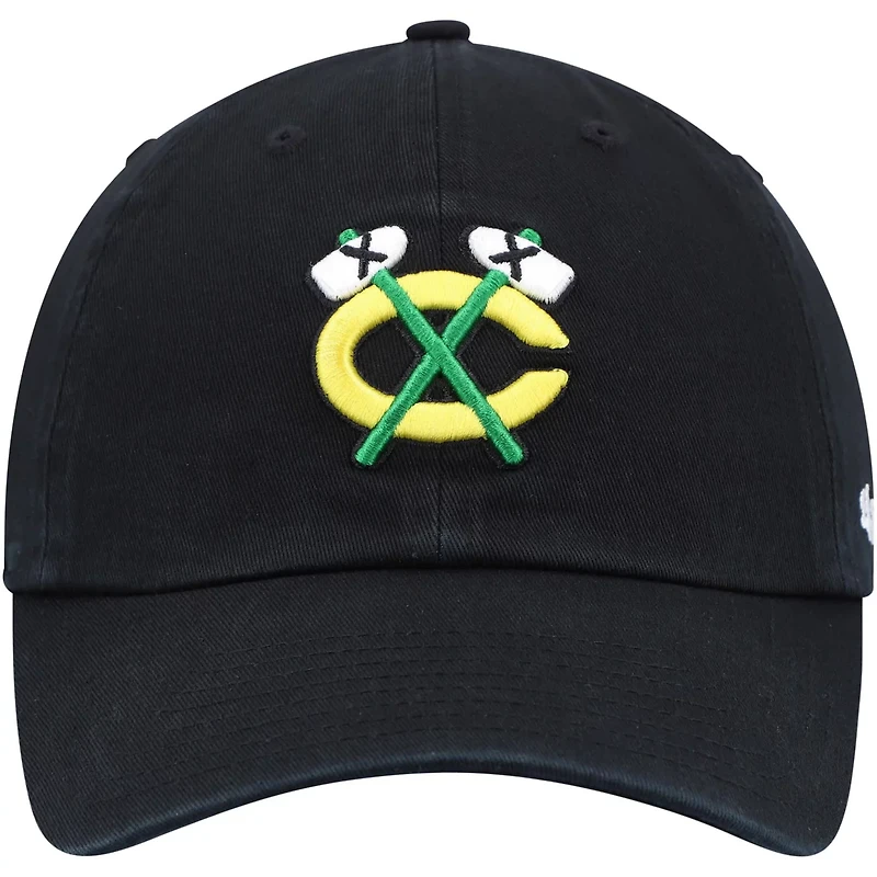 '47 Chicago hawks Alternate Logo Clean Up Adjustable Hat
