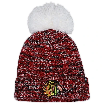 '47 Chicago hawks Triple Cross Cuffed Knit Hat with Pom