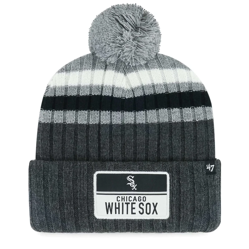'47 Chicago Sox Stack Cuffed Knit Hat with Pom