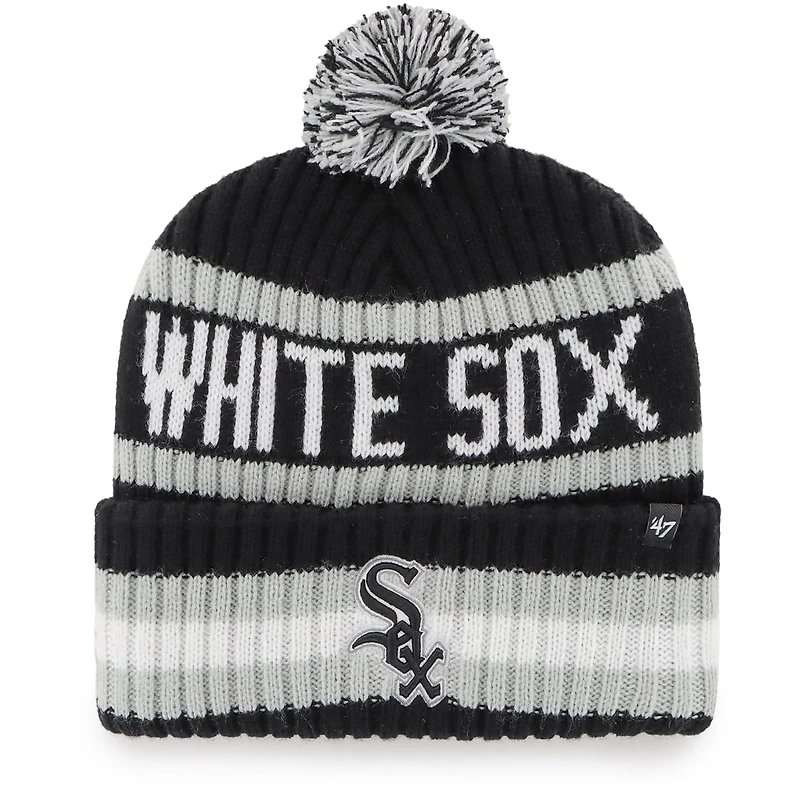'47 Chicago White Sox Bering Cuffed Knit Hat with Pom