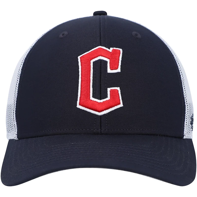 '47 Cleveland Guardians Primary Logo Trucker Snapback Hat